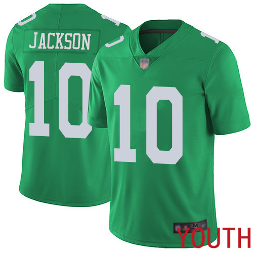 Youth Philadelphia Eagles #10 DeSean Jackson Limited Green Rush Vapor Untouchable NFL Jersey Football
